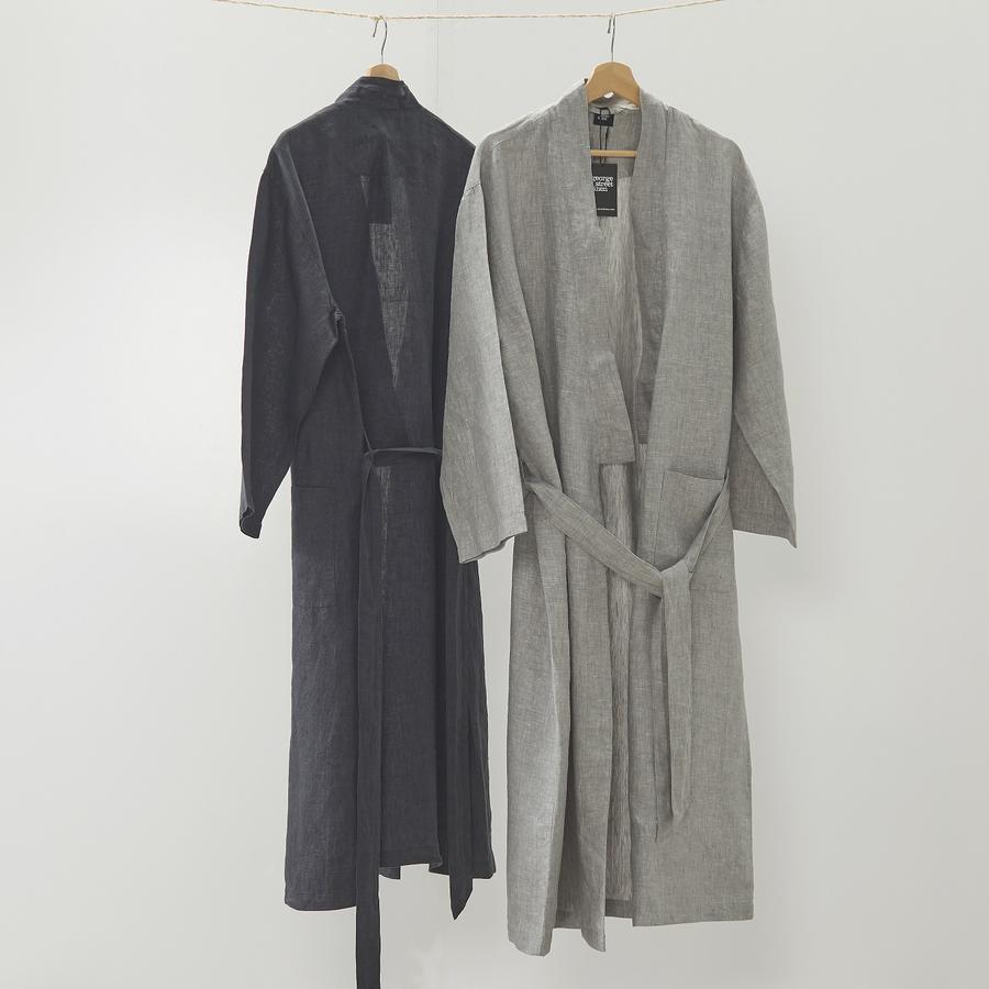 Layered Mist Robe Mist Linen Bath Robe – Orient: Homeware + Gifts
